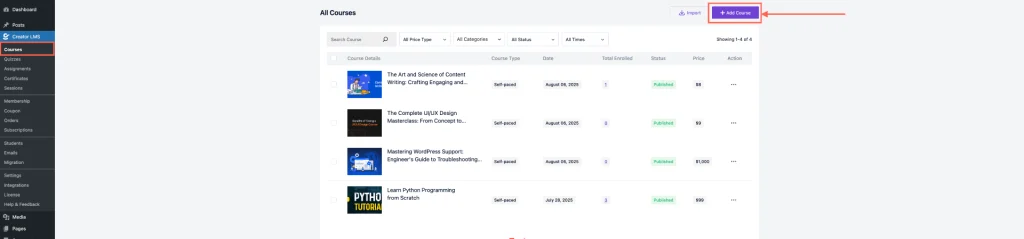 CLMS Integration Dashboard 