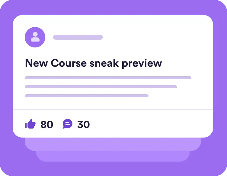 Built-in Community & Forum