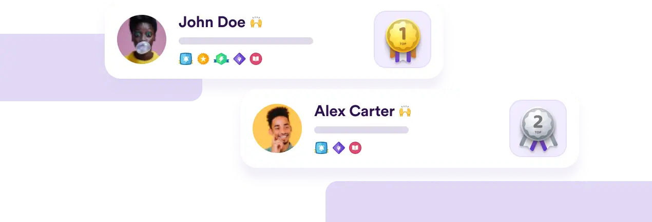 Badges, Points and Leaderboards