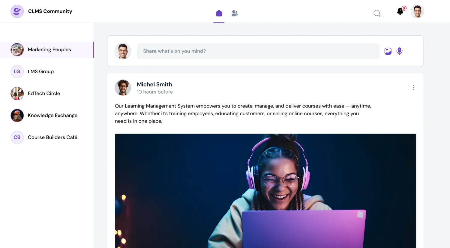 Introducing Creator LMS – Built For Creators, Built To Engage, Built To Monetize 11 Community Feature