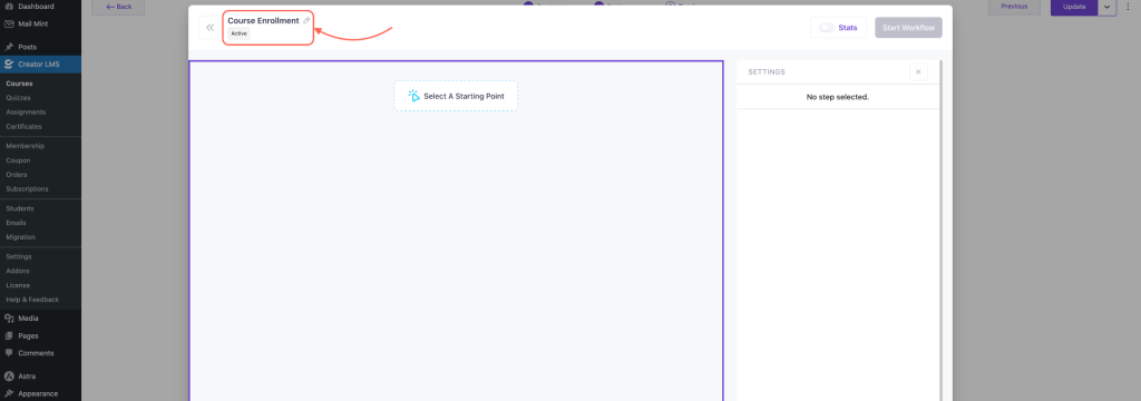 Rename the Automation
