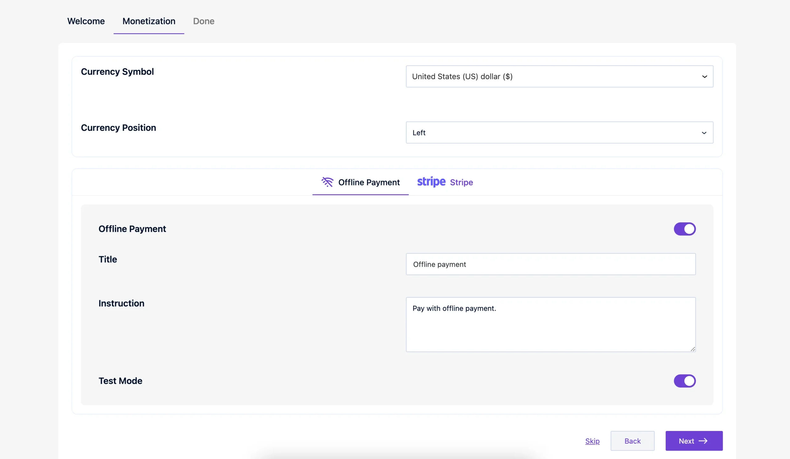 Set Up Monetization Settings