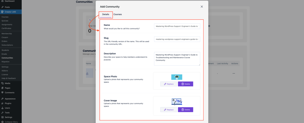 Set thee Space and Cover Image