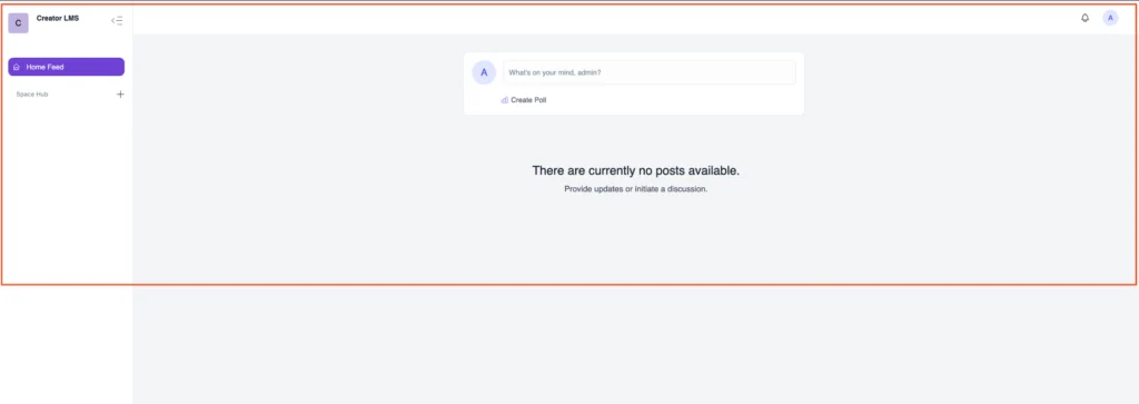 Click on Community Button 