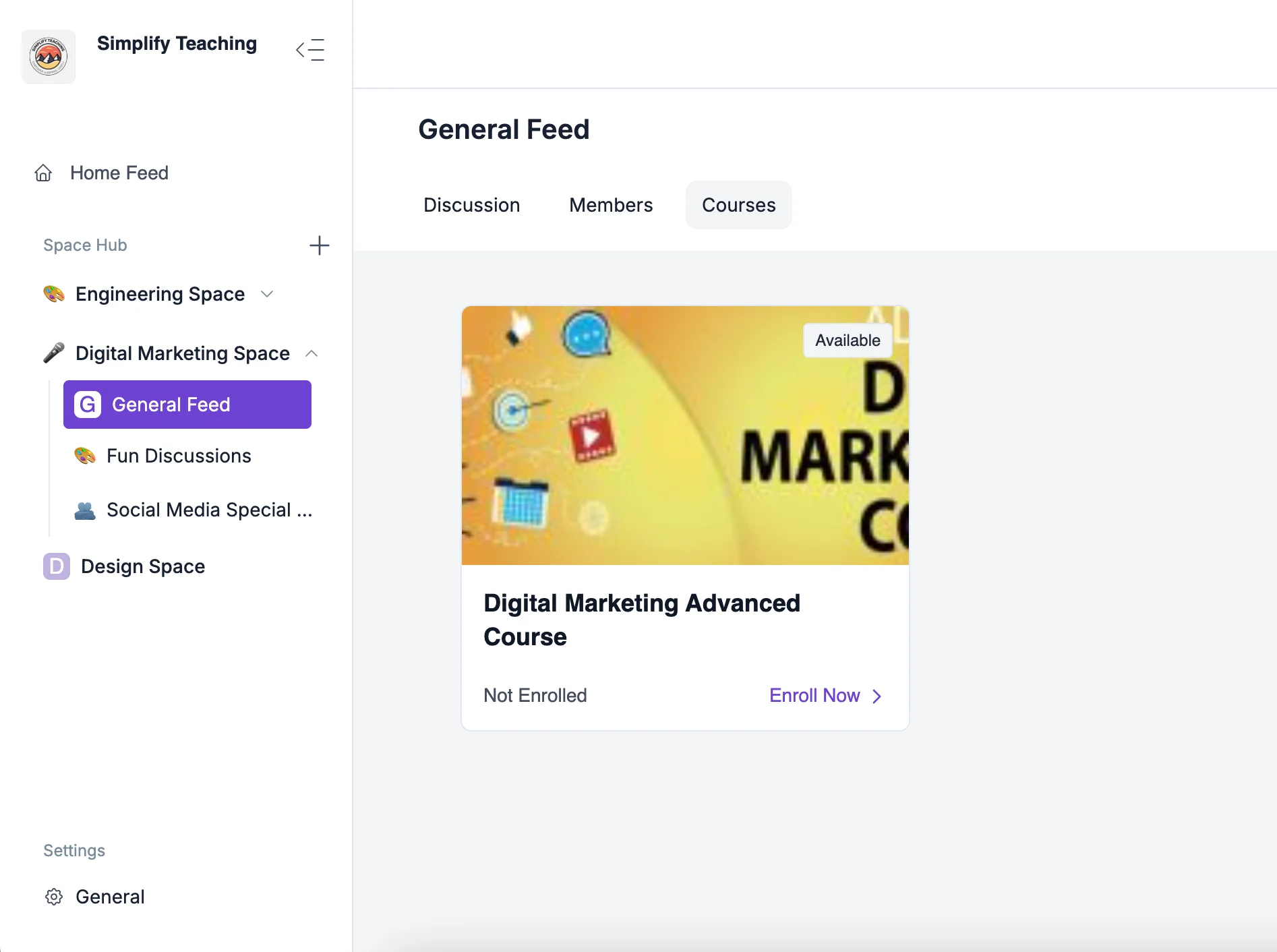 Courses in Community