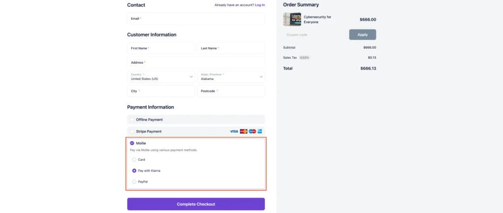 Mollie 9 Mollie Payment In Checkout