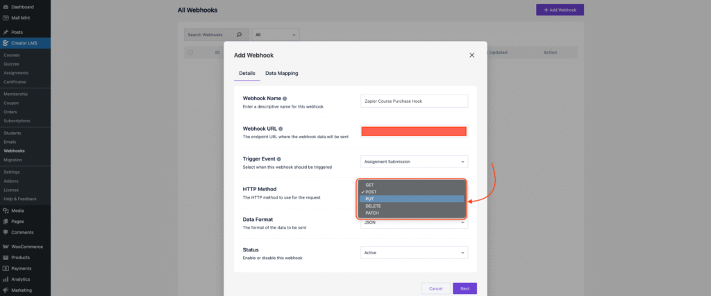 Choose Preferred HTTP Method