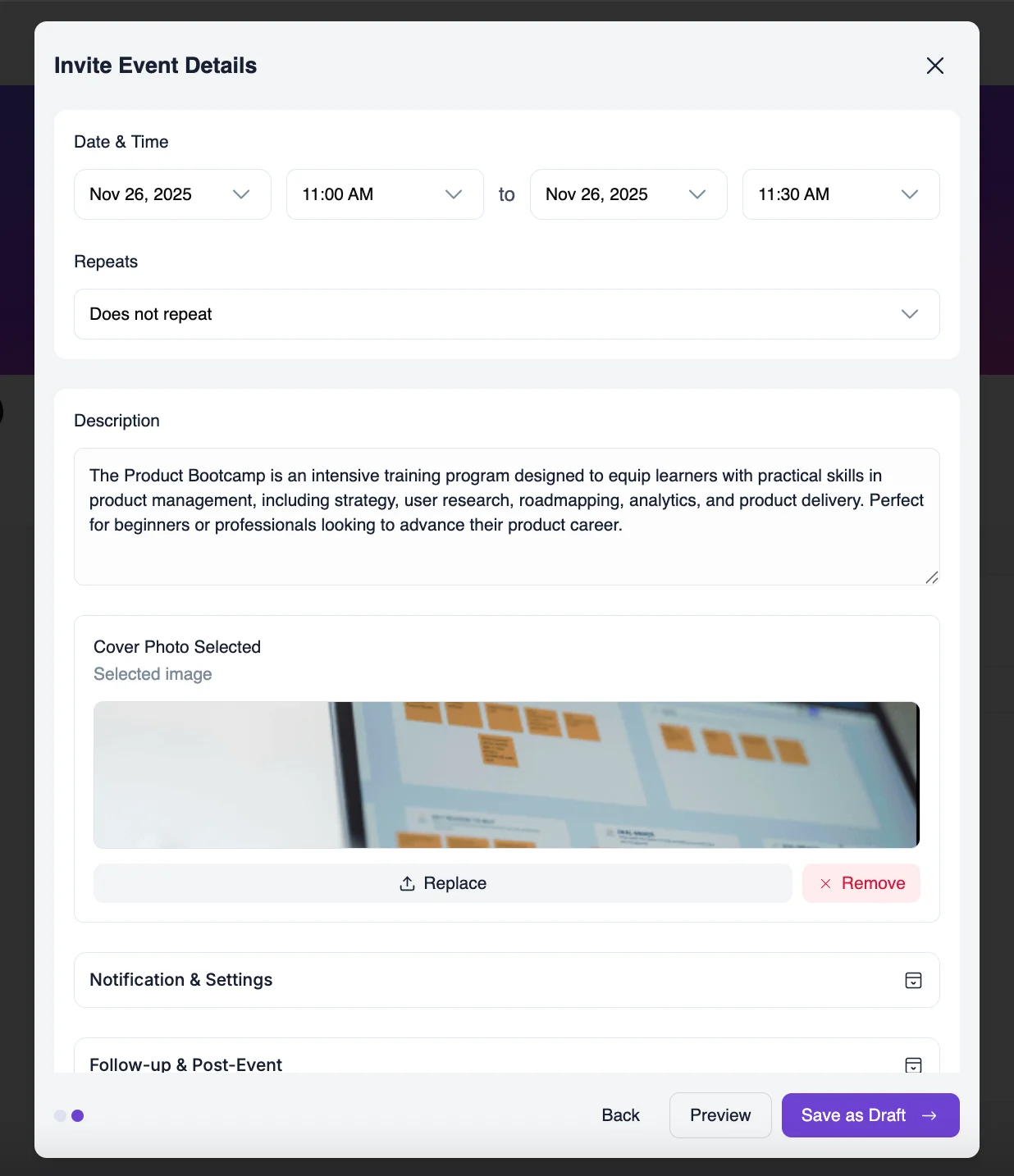 Events in Community - Boost Engagement With Live Sessions 3 Event Creation 2