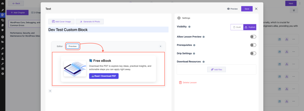 Click Preview For View the Design