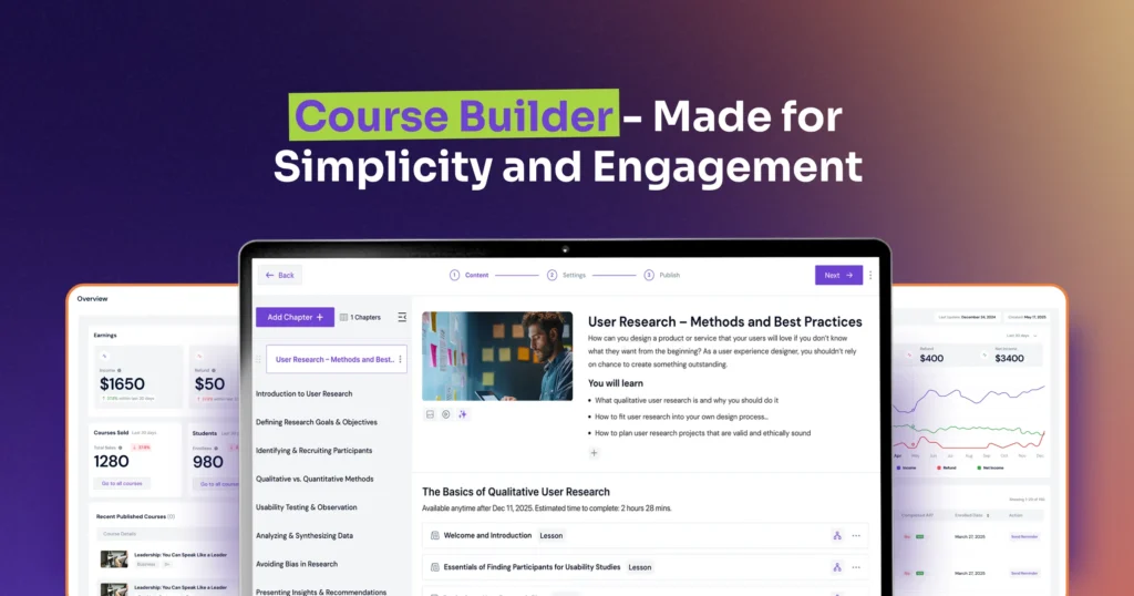 Course Buide Creator LMS Course Builder - Made for Simplicity and Engagement