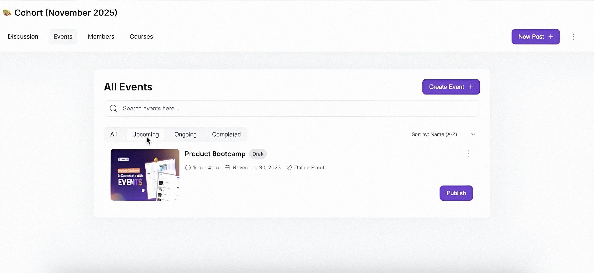 Events in Community - Boost Engagement With Live Sessions 7 Events showing up in the community