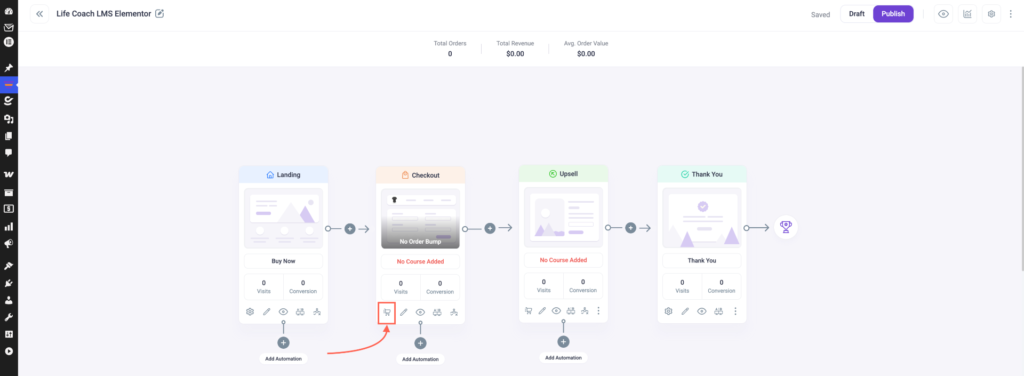 Click on Cart Icon for Checkout