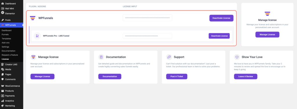 WPF and LMS WPF Activation